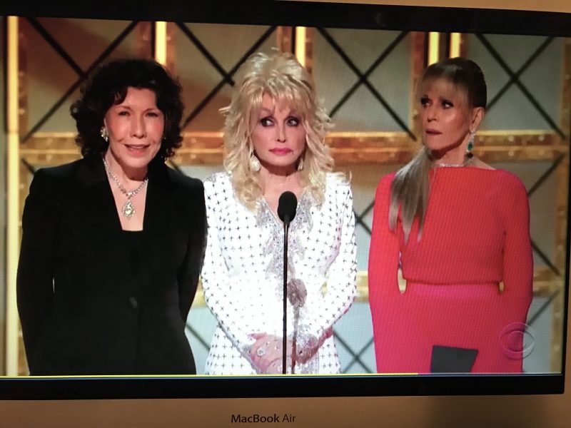 Lily, Dolly and Jane at the Emmys